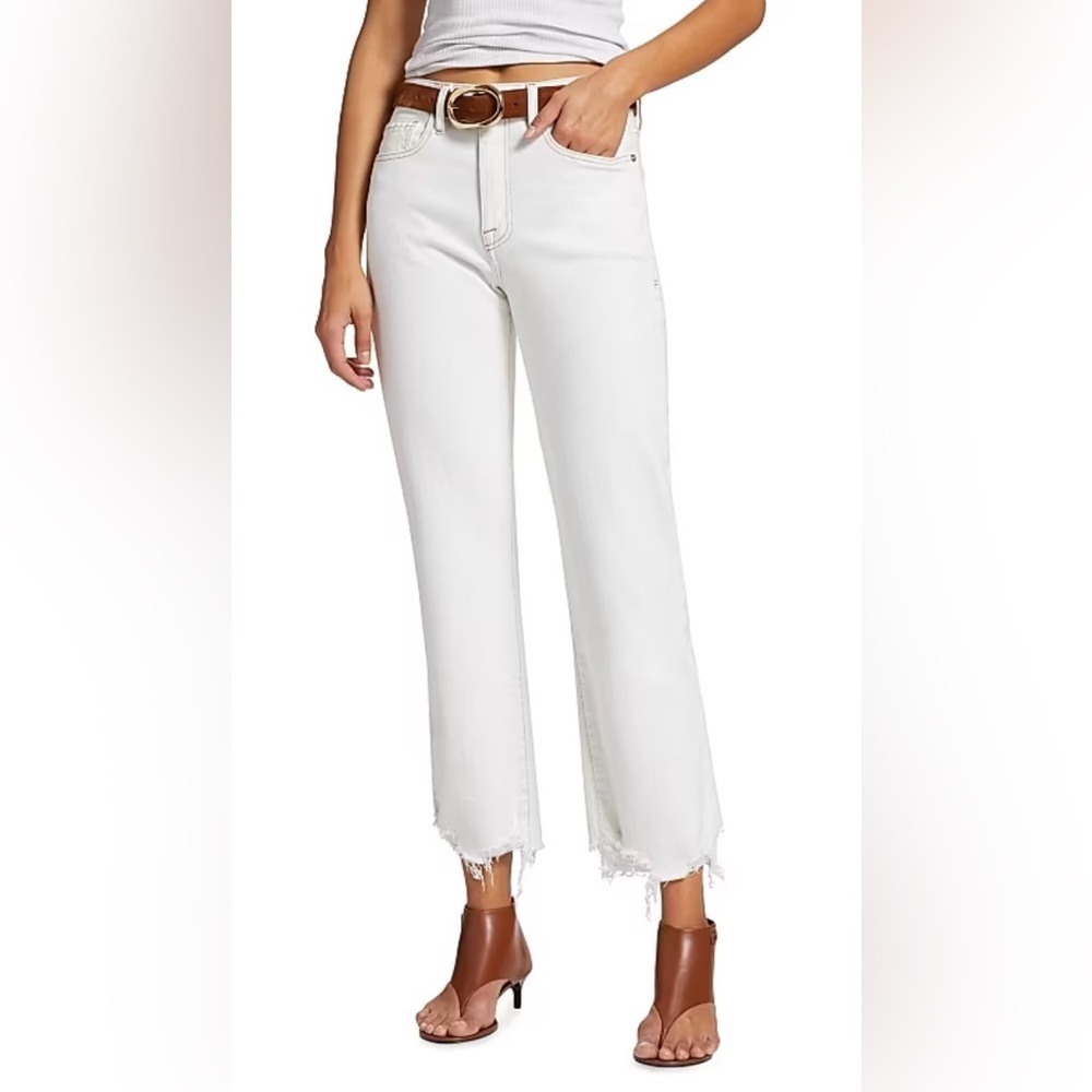 Frame denim le Jane cropped high rise jeans